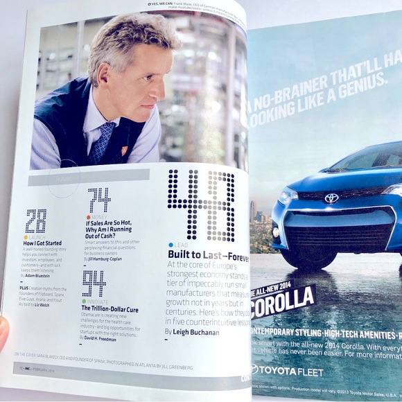 INC Magazine FEBRUARY 2014 HOW I GOT STARTED SARA BLAKELY Entrepreneur Issue NEW - Picture 6 of 16